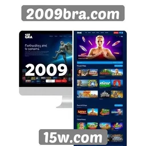 Evolução do design do site de jogos